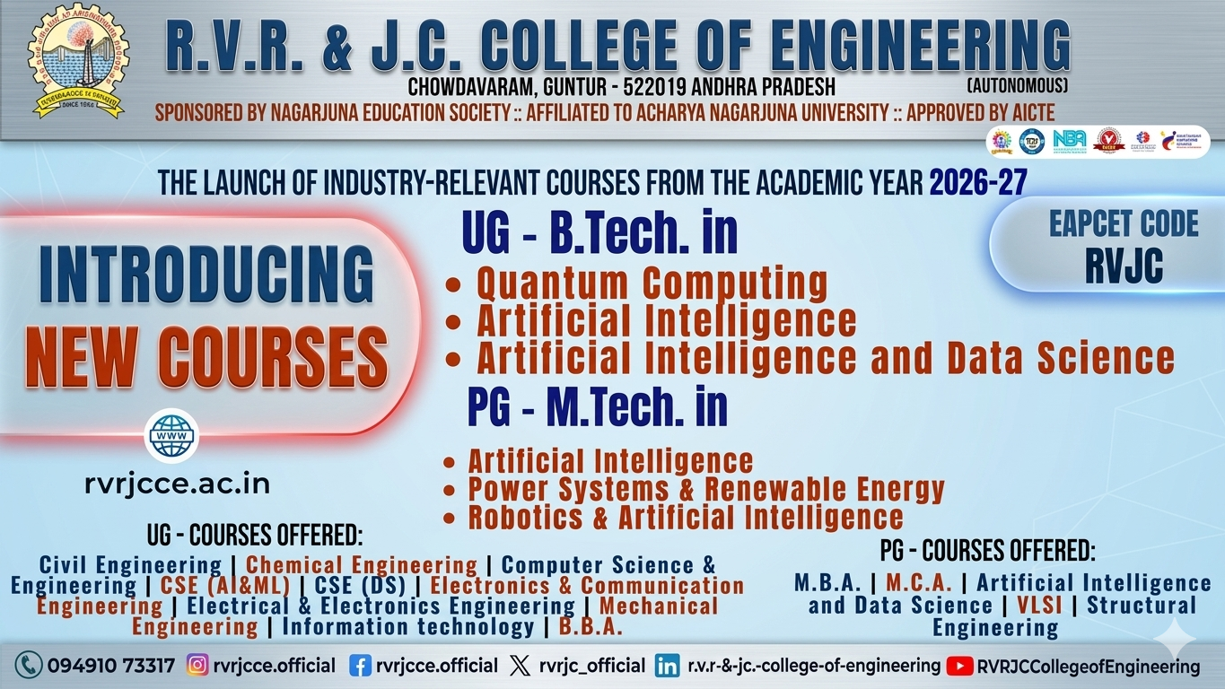 New Courses 2026-27 Banner